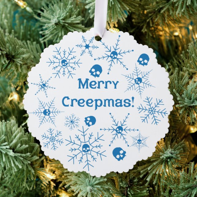 Merry Creepmas! Tree Decoration Card (Insitu (Tree))