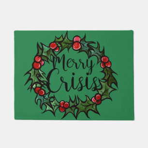 Merry Crisis Doormat