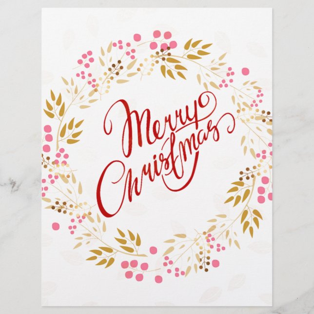 Merry Cristmas Wreath (Front)