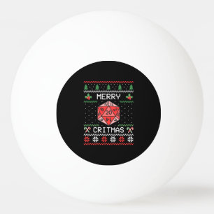 Merry Critmas II - Ugly Christmas Ping Pong Ball