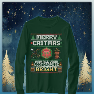 Merry Critmas Loot Drop Archer Ugly Sweater
