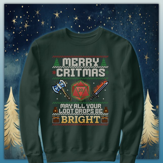 Merry Critmas Loot Drop | Warrior Ugly Sweater (Creator Uploaded)