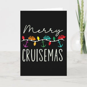 Merry Cruise-mas Cruise Christmas Xmas Pajamas Hol Card