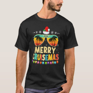 Merry Cruisemas 2023 Funny Christmas Santa Reindee T-Shirt