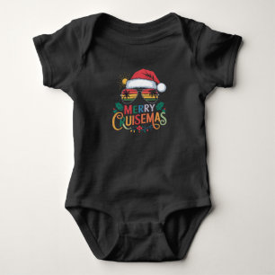 Merry Cruisemas 2024 Christmas Santa Reindeer  Baby Bodysuit
