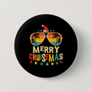 Merry Cruisemas 2025 Christmas Santa Reindeer Crui 6 Cm Round Badge