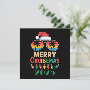 Merry Cruisemas 2025 Personalised Xmas Cruise Holiday Card