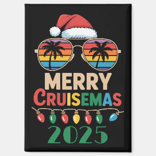 Merry Cruisemas 2025 Personalised Xmas Cruise Magnet