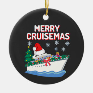 Merry Cruisemas Ceramic Tree Decoration