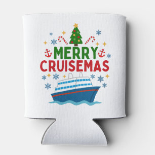 Merry Cruisemas Christmas Can Cooler