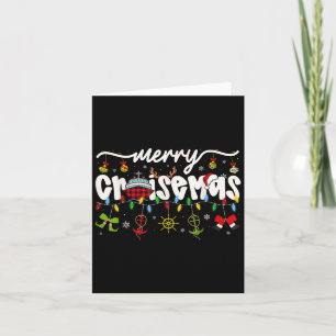 Merry Cruisemas Christmas Family Cruisin Cruise Lo Card