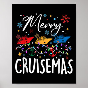 Merry Cruisemas Christmas Family Cruising Squad Xm Poster