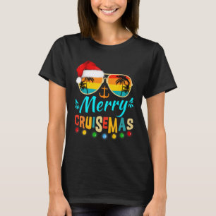 Merry Cruisemas Christmas Santa Reindeer Cruise T-Shirt