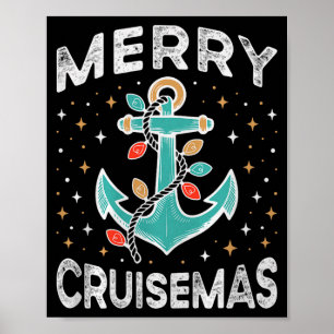 Merry Cruisemas Cruise Christmas Light Matching Fa Poster