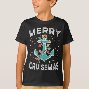 Merry Cruisemas Cruise Christmas Light Matching Fa T-Shirt