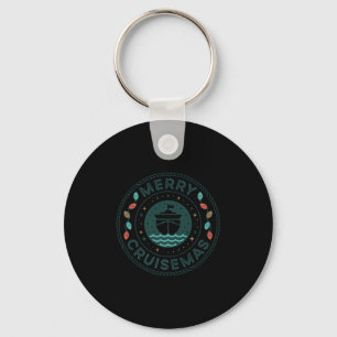 Merry Cruisemas Cruise-mas Christmas Cruise Family Key Ring
