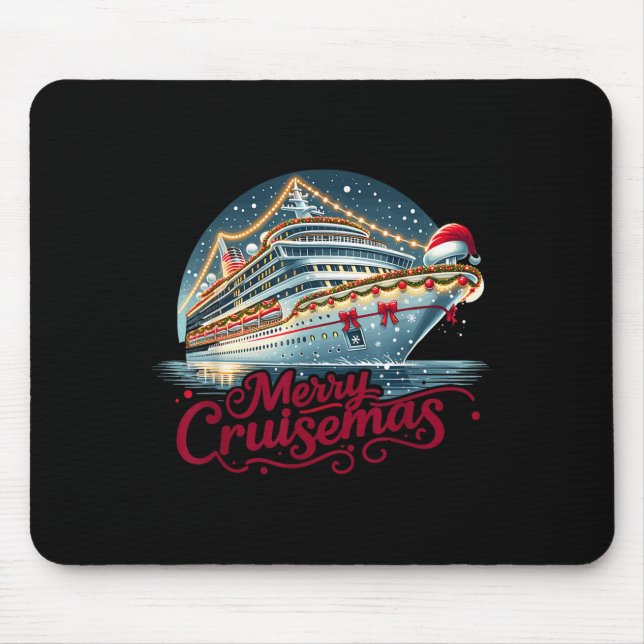 Merry Cruisemas - Cruise Mas  Mouse Pad (Front)