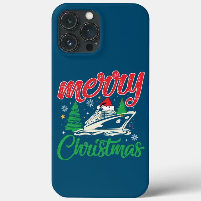 Merry Cruisemas, Family Christmas Cruise Crew Case-Mate iPhone Case (Back)