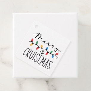 Merry Cruisemas Family Christmas Cruise Trip  Favour Tags
