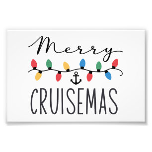 Merry Cruisemas Family Christmas Cruise Trip  Photo Print
