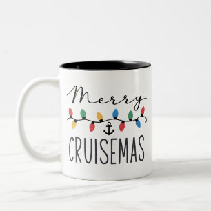 Merry Cruisemas Family Christmas Cruise Trip Two-Tone Coffee Mug