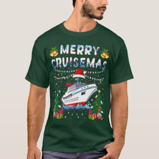 Merry Cruisemas Family Cruise Christmas 2021 Funny T-Shirt