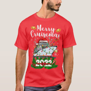 Merry Cruisemas Family Cruise Christmas 2022 Funny T-Shirt