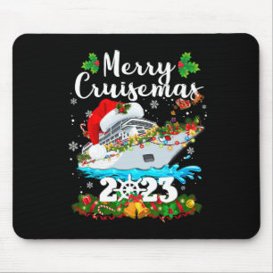 Merry Cruisemas Family Cruise Christmas 2023 Fun B Mouse Pad