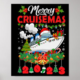 Merry Cruisemas Family Cruise Christmas 2023 Fun B Poster