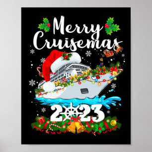 Merry Cruisemas Family Cruise Christmas 2023 Fun B Poster