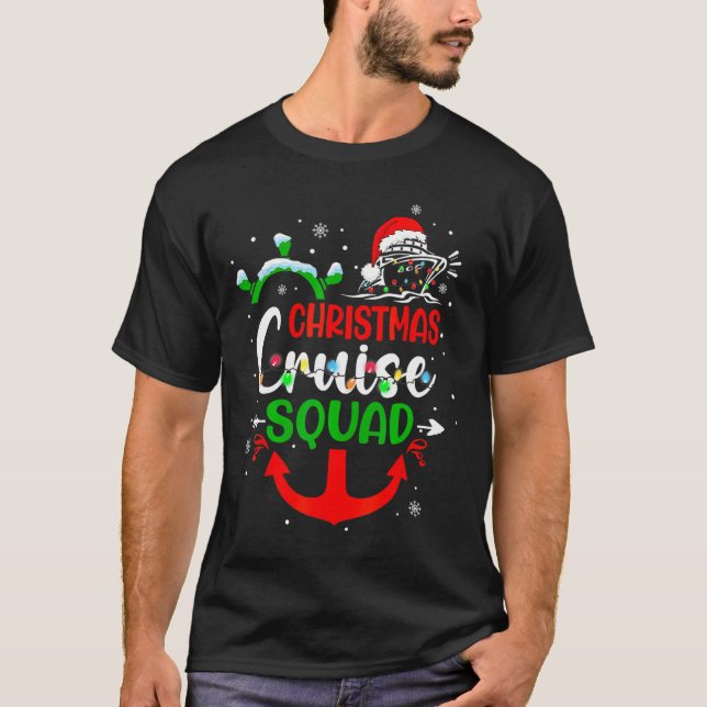 Merry Cruisemas Family Cruise Christmas Cruise Squ T-Shirt (Front)