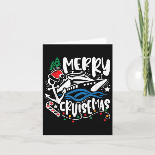 Merry Cruisemas Family Cruise Christmas Family Cru Card