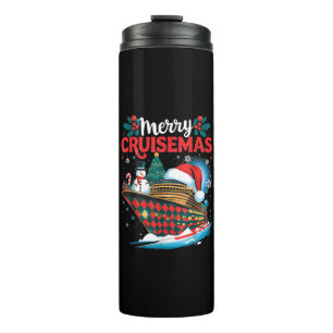 Merry Cruisemas Funny Family Christmas Thermal Tumbler