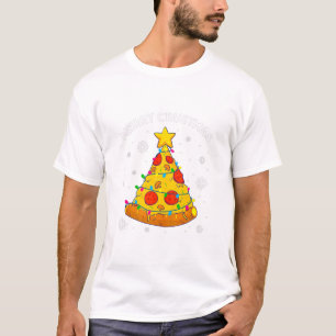 Merry Crustmas Pizza Christmas Tree Xmas Gifts Kid T-Shirt