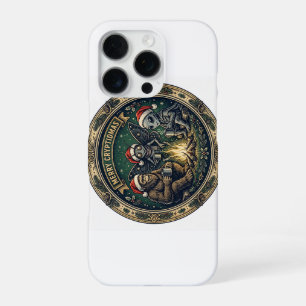 Merry Cryptidmas Badge iPhone 16 Pro Case