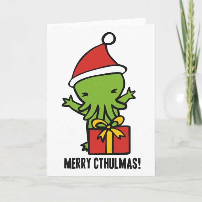 Merry Cthulmas Holiday Card (Front)