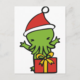 Merry Cthulmas Holiday Postcard