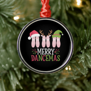 Merry Dancemas Christmas Ballet Shoes Dancing Metal Tree Decoration
