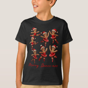 Merry Dancemas Gingerbread Dancer Ballet Christmas T-Shirt