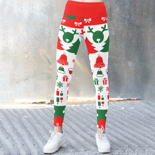 Merry Deer Capri Leggings