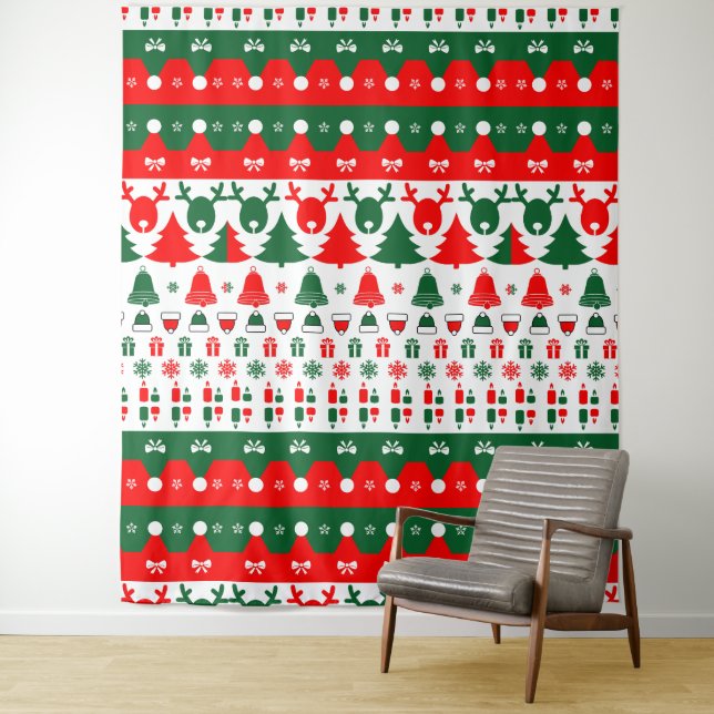 Merry Deer Tapestry (In Situ)