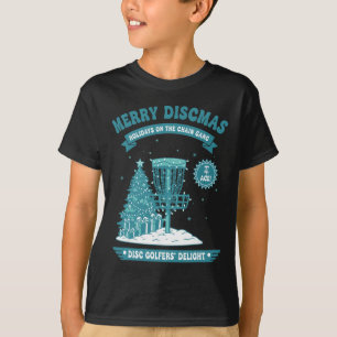 Merry Discmas Chain Gang Disc Golfers Delight  T-Shirt