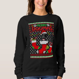 Merry Dogmas Labrador Retriever Dog Ugly Christmas Sweatshirt
