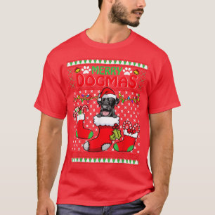 Merry Dogmas Labrador Retriever Dog Ugly Christmas T-Shirt