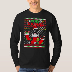 Merry Dogmas Labrador Retriever Dog Ugly Christmas T-Shirt