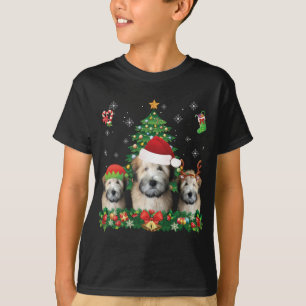 Merry Dogmas Wheaten Terrier Santa Elf Reindeer Do T-Shirt