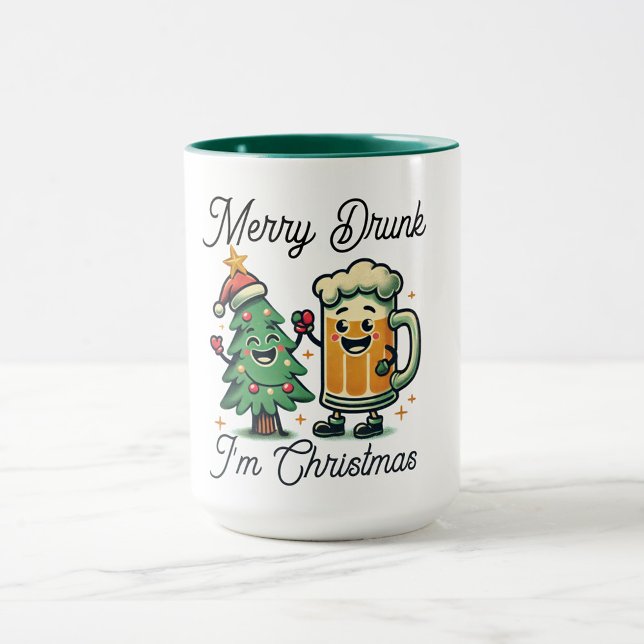 Merry Drunk Funny Christmas  Mug (Creator Uploaded)