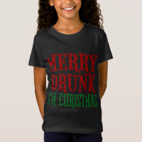 Merry Drunk I'm Christmas Funny Xmas Wine Drinking