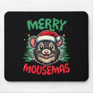 Merry Duckmas Funny Christmas Duck Lover Mouse Pad