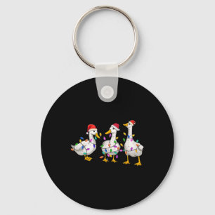 Merry Duckmas Funny Duck Christmas Duck Lover Xmas Key Ring